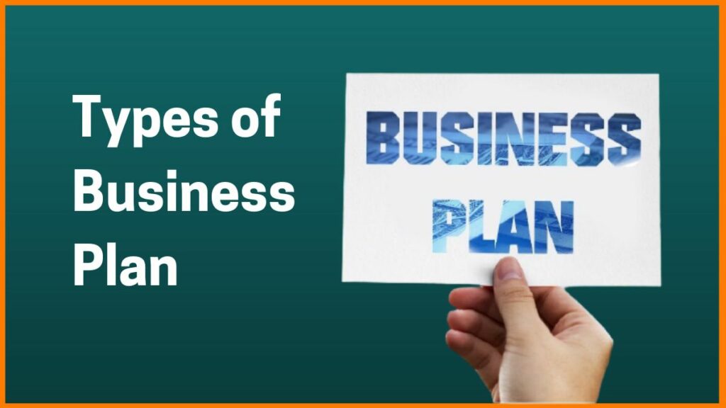 Types of business plan