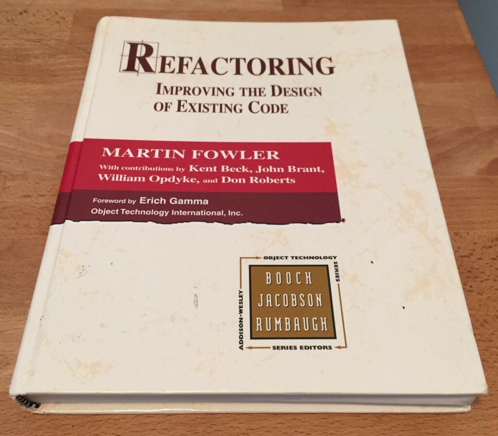 Refactoring: Improving Existing Code Design, Martin Fuller