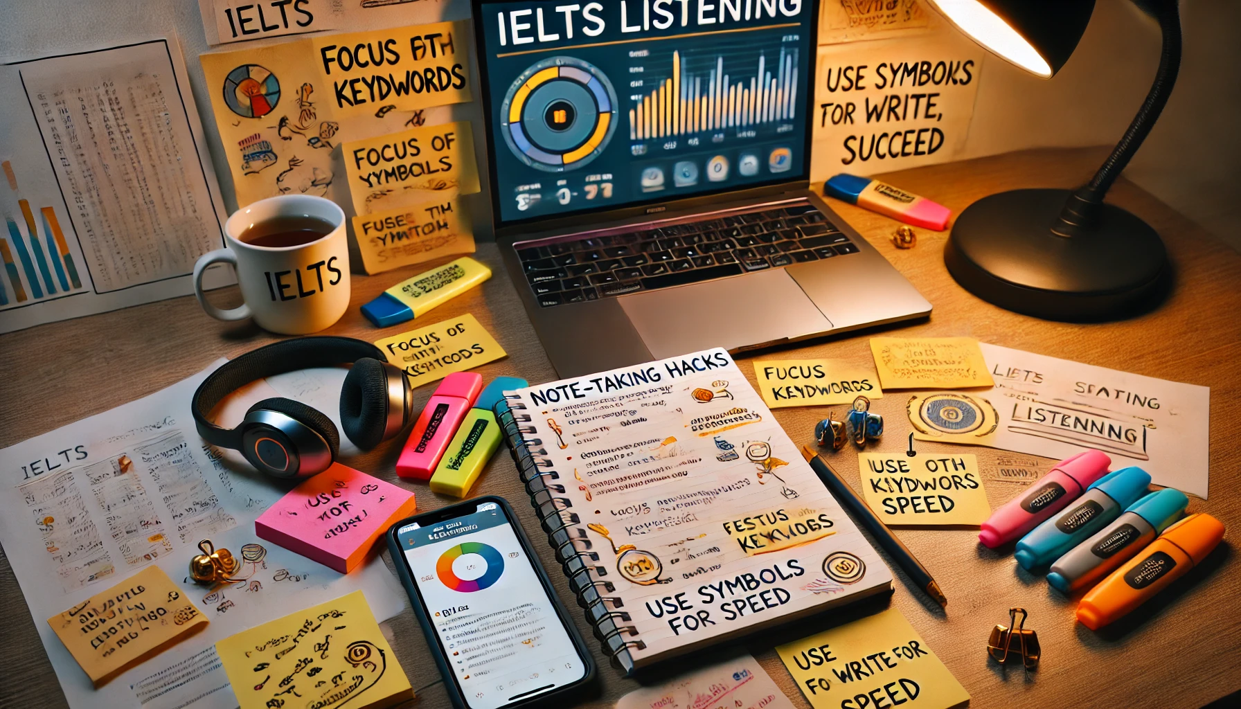 Note-Taking Hacks for IELTS Listening